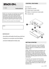 STACK-ON PC-1690-B Manual De Instrucciones