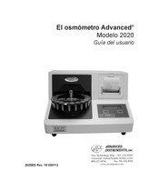 Advanced Instruments 2020 Guia Del Usuario