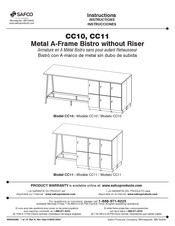 Safco CC10 Instrucciones De Ensamblaje