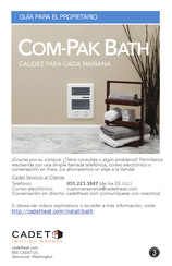 Cadet COM-PAK BATH Manual Del Usuario