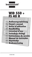 brennenstuhl WID 550 Instrucciones De Servicio