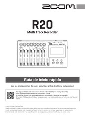 Zoom R20 Guia De Inicio Rapido