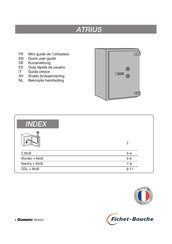 Gunnebo Fichet-Bauche ATRIUS Guía Rápida Del Usuario