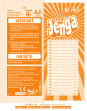 Hasbro Gaming Jenga Classic Manual Del Usuario