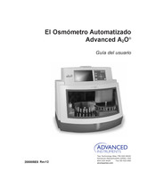 Advanced Instruments Advanced A2O Guia Del Usuario