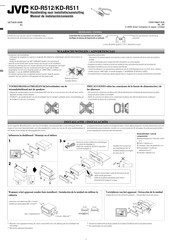 JVC KD-R512 Manual De Instalación
