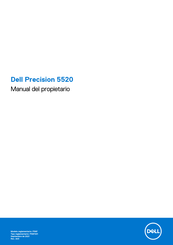 Dell Precision 5520 Manual Del Propietário