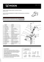 Moen LAT11225 Manual De Instrucciones