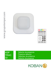 koban KDP TRIAC 02 Manual De Instrucciones