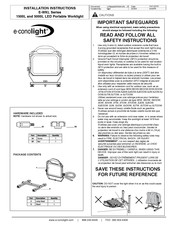 e-conolight E-WKL Serie Instrucciones De Instalación