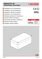 Scame ZENITH-P Guía De Instalación, Uso Y Mantenimiento