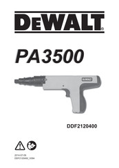 DeWalt DDF2120400 Manual De Instrucciones