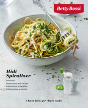 Betty Bossi Midi Spiralizer Manual De Instrucciones