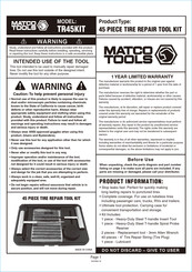 Matco Tools TR45KIT Manual Del Usuario