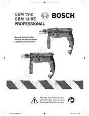 Bosch PROFESSIONAL GBM 13 RE Manual De Instrucciones