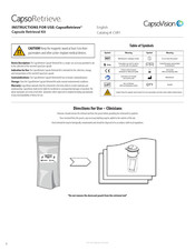 CapsoVision CVR1 Instrucciones De Uso