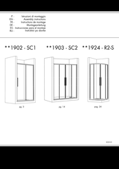 Relax 1902 - SC1 Serie Instrucciones Para El Montaje