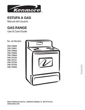 Kenmore 790.75752 Manual Del Usuario