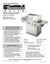 Sears KENMORE ELITE 415.16661800 Guía De Uso Y Mantenimiento