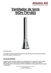 Aktobis WDH-TW1803 Manual Del Usuario