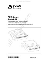 Boeco BEB Serie Manual De Instrucciones