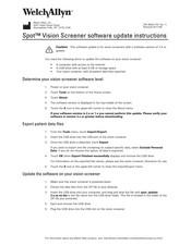 Welch Allyn Spot Instrucciones Para La Actualización