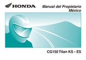 Honda CG150 TITAN KS Manual Del Propietário