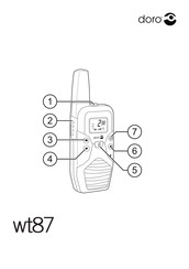 Doro wt87 Manual Del Usuario