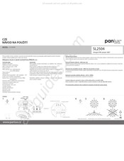 Panlux SL2504/B Manual De Instrucciones