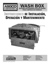 ASGCO WASH BOX Instrucciones De Instalación, Operación Y Mantenimiento