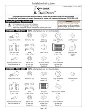 Rampage JL Trail Doors Instrucciones De Instalación