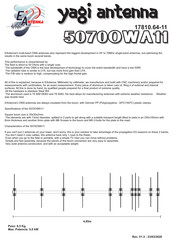 EAntenna 5070OWA11 Manual Del Usuario