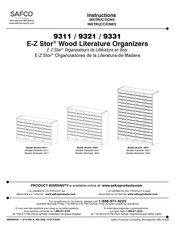 Safco E-Z Stor 9331 Instructivo De Armado