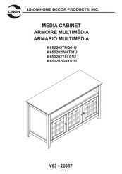 Linon 650202TRQ01U Instrucciones De Montaje