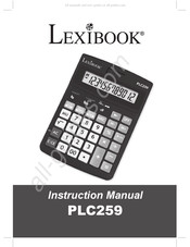 LEXIBOOK PLC259 Manual Del Usuario