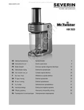 SEVERIN Mr.Twister KM 3920 Instrucciones De Uso