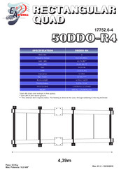 Eantenna Rectangular Quad 50DDO-R4 Manual Del Usuario