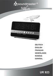 SOUNDMASTER Highline UR 923 Manual Del Usuario