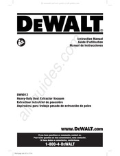 DeWalt DWV012 Manual De Instrucciones