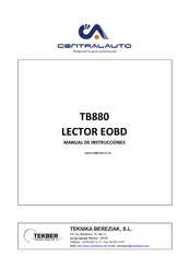 TEKNIKA BEREZIAK TB880 Manual De Instrucciones