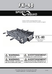 Sport Squad FX-40 Instrucciones De Montaje