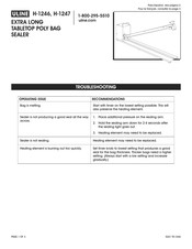 Uline H-1246 Manual De Instrucciones