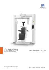 Morita 3D Accuitomo Instrucciones De Uso