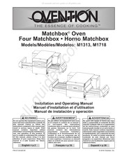 Ovention Matchbox M1718 Manual De Instalación Y Operación