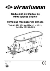 Strautmann Verti-Mix 3101 D Manual Del Usuario