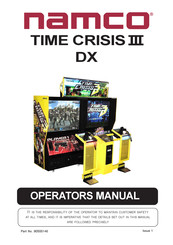 Namco TIME CRISIS III DX Manual Del Usuario