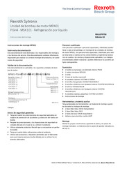 Bosch Rexroth MPA01 Serie Guia Del Usuario