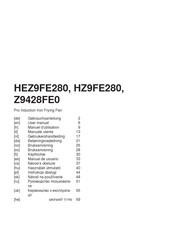 Bosch HEZ9FE280 Manual De Usuario