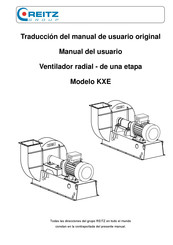 REITZ KXE Manual Del Usuario