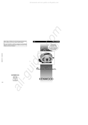 Kenwood RadioToaster TT756 Serie Manual De Instrucciones